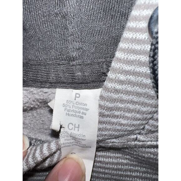 Dollywood Hoodie Sweatshirt Size S Gray Striped Blue Butterfly Dolly Parton - Picture 6 of 16